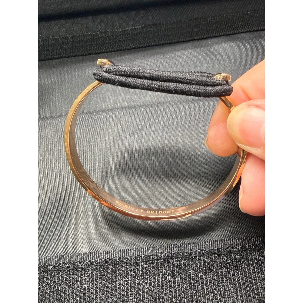 Ashley Bridget Rose Gold Daughter Hair Tie Bracelet Bangle Cuff Jewelry